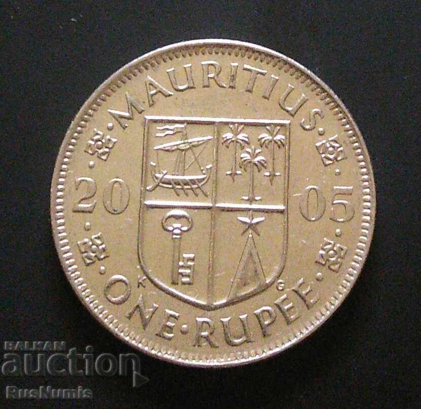 Mauritius. 1 rupee 2005