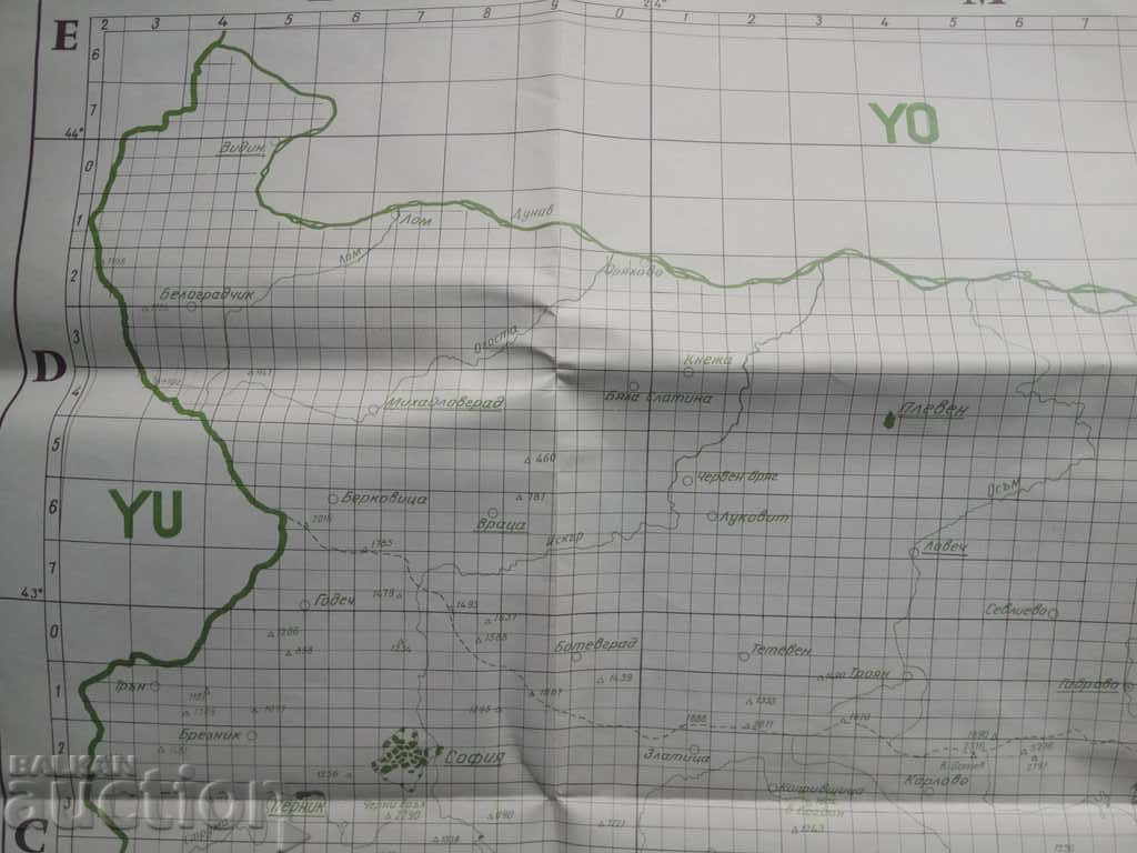 Map of Bulgaria with VHF-QTH - LZ1AB Locators with price 15.00 BGN | € 7.67 Map of Bulgaria with VHF-QTH - LZ1AB Locators with price 15.00 BGN | € 7.67