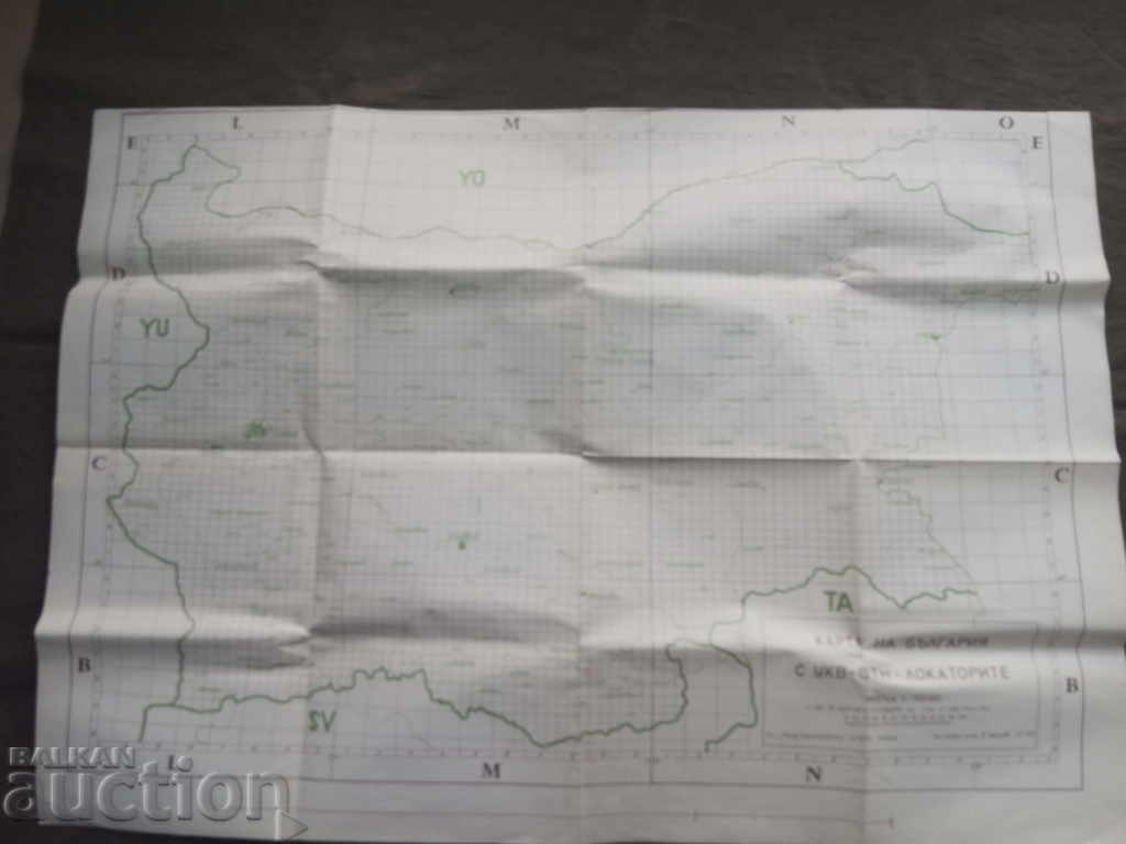 Auction Map of Bulgaria with VHF-QTH - LZ1AB Locators Auction Map of Bulgaria with VHF-QTH - LZ1AB Locators