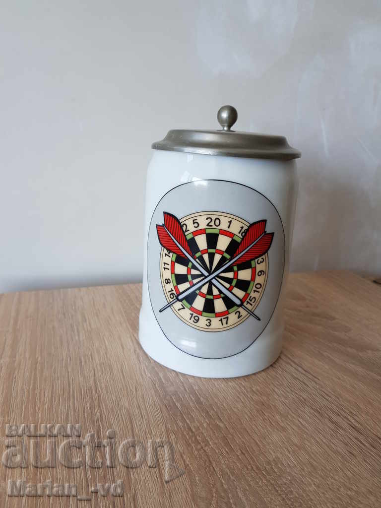 Collectible porcelain mug