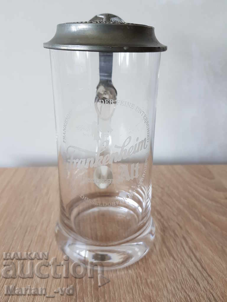 Collectible glass mug