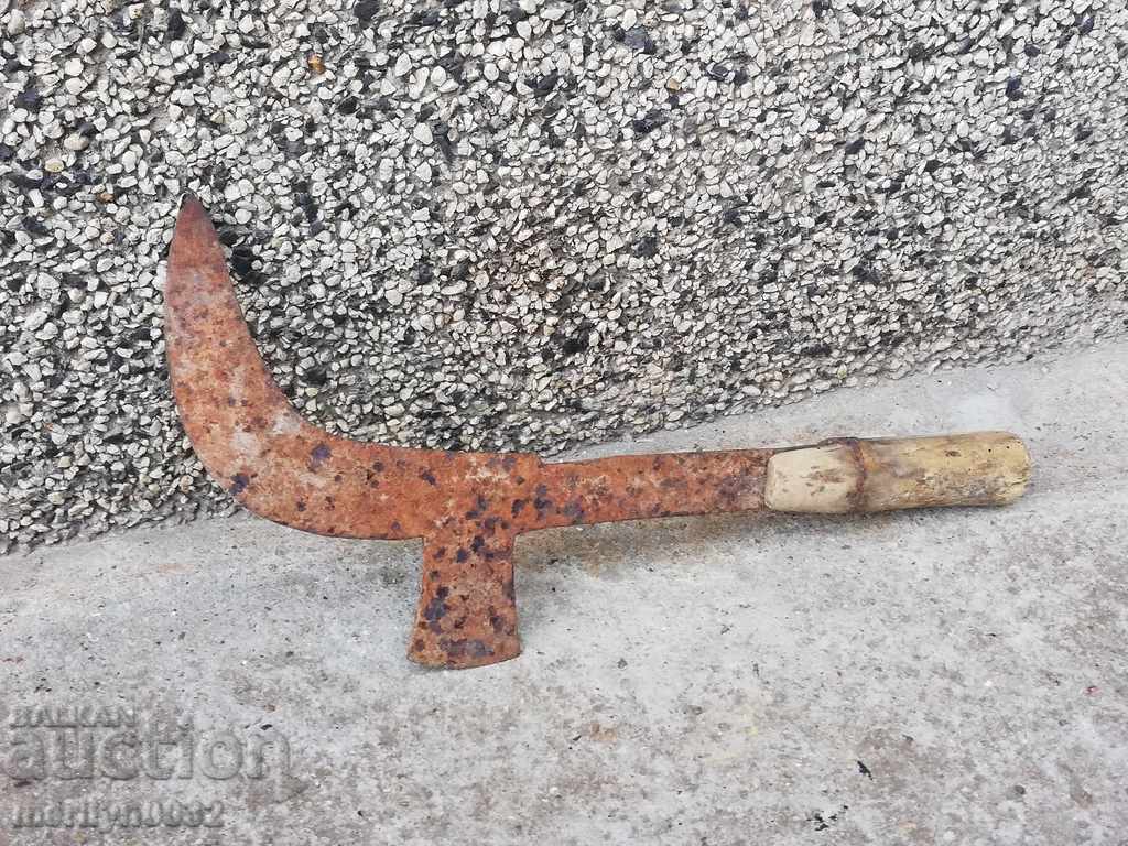 Delivery of Old forged knife, blade, wrought iron, knife, chopper Delivery of Old forged knife, blade, wrought iron, knife, chopper