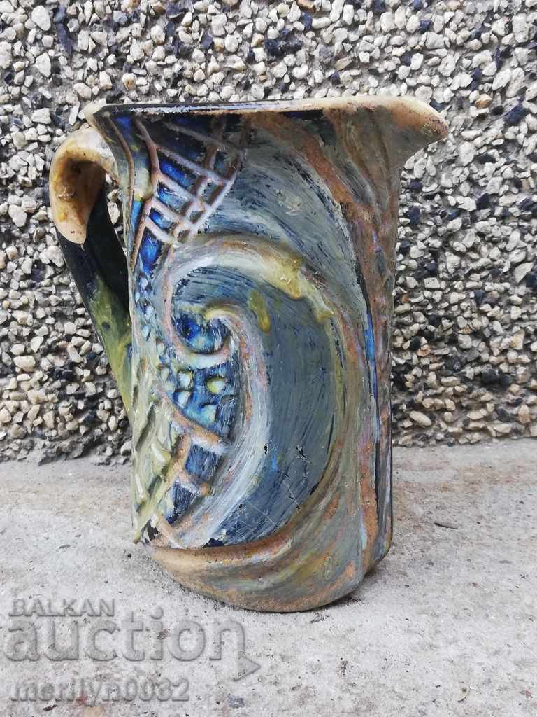 Relief Trojan jug, pottery, bas-relief, late 19th century with price € 41.90 | 81.95 BGN