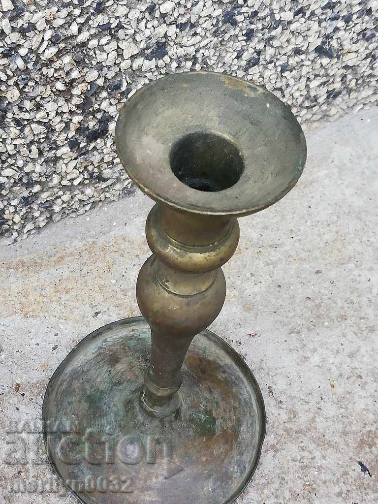 Old Bulgarian candlestick with price 52.00 BGN | € 26.59 Old Bulgarian candlestick with price 52.00 BGN | € 26.59