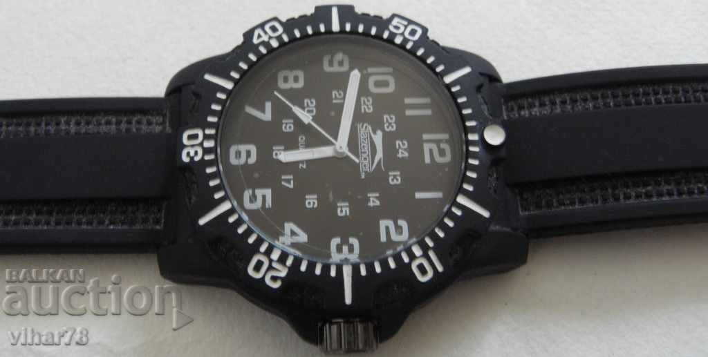 Аукцион МЪЖКИ КВАРЦОВ ЧАСОВНИК -SLAZENGER