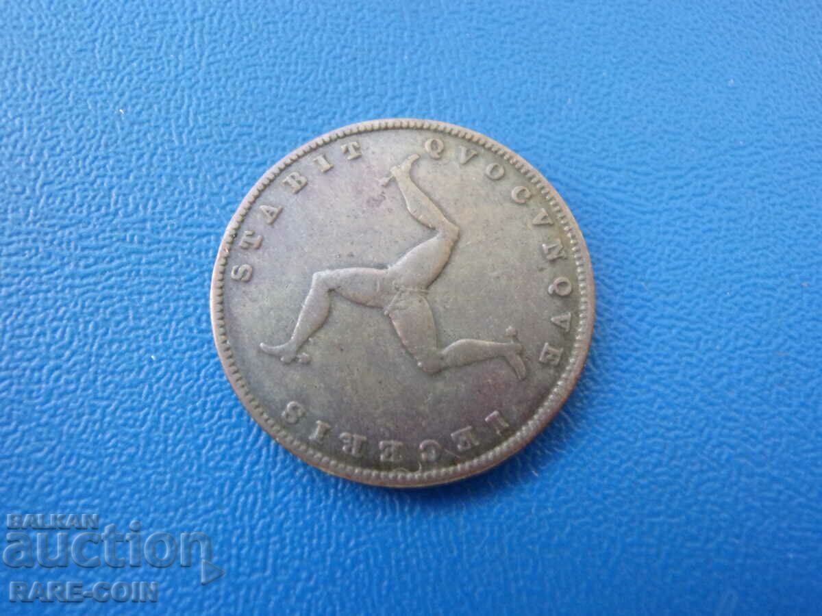 IV (11) Sharp Mann 1 Farthing 1839 Monedă foarte rară