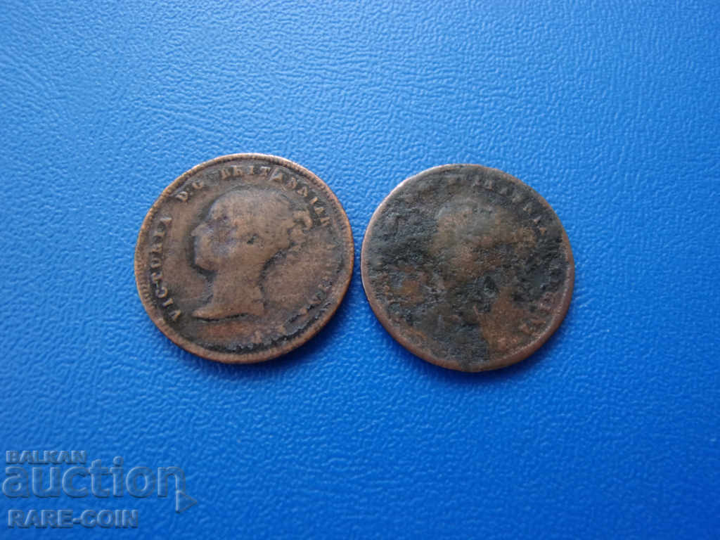 IV (32) Regatul Unit ½ Lot Farthing 1843, 1844 cu preț € 3.07 | 6.00 BGN