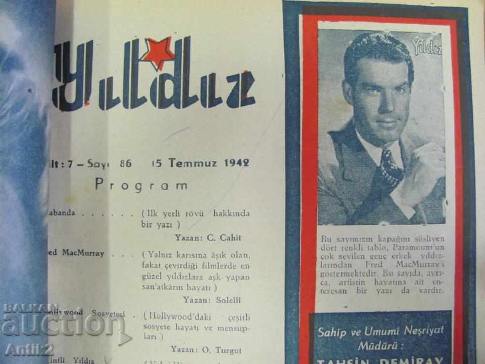 Delivery of 1940-42 10 YILDIZ Turkey Film Magazines