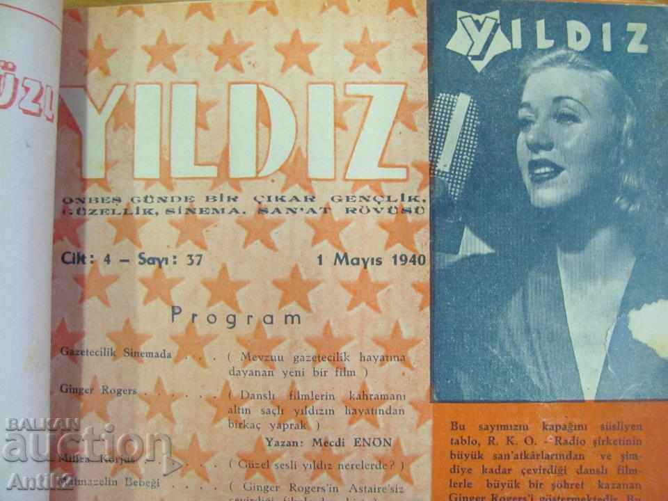 1940-42 10 YILDIZ Turkey Film Magazines - 7