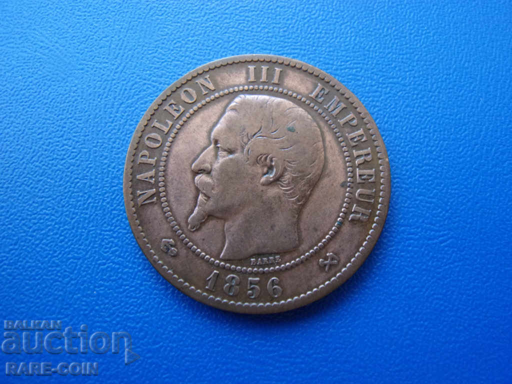 IV (69) Франция 10 Сантим 1856 B с цена € 2.56 | 5.01 лв. IV (69) Франция 10 Сантим 1856 B с цена € 2.56 | 5.01 лв.