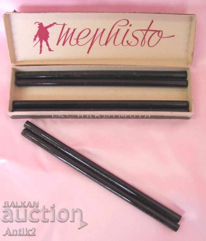 40's Pencil Box - Mephisto Germany - 6 40's Pencil Box - Mephisto Germany - 6