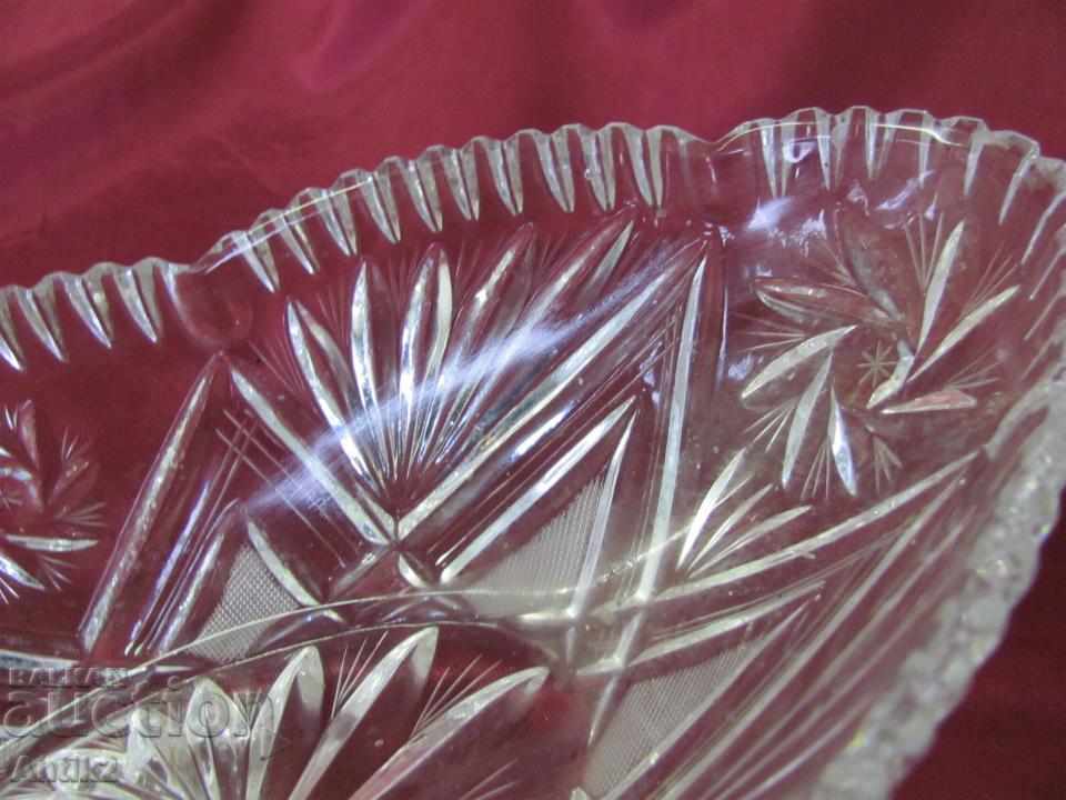 30's Art Deco Crystal Cup, Bonbonniere, Fruity - 5 30's Art Deco Crystal Cup, Bonbonniere, Fruity - 5