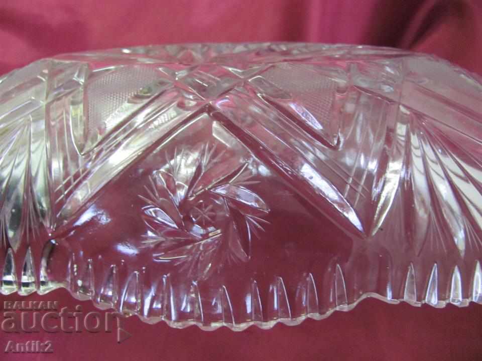 30's Art Deco Crystal Cup, Bonbonniere, Fruity - 7 30's Art Deco Crystal Cup, Bonbonniere, Fruity - 7