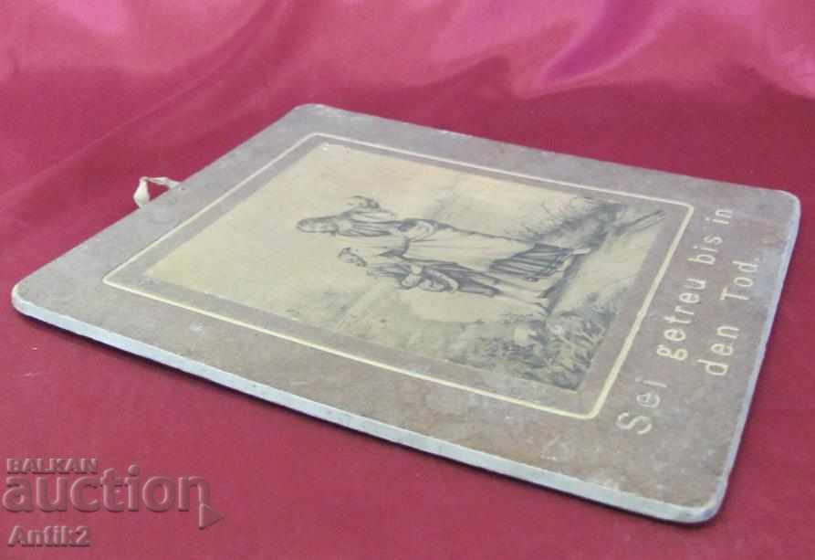 Delivery of 19th century Painting - Christ chromo-lithography