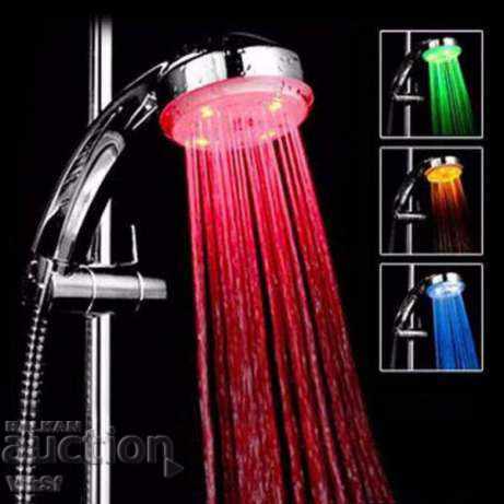 Auction  LED Shower Bath Headset Light Shower in 7 colors