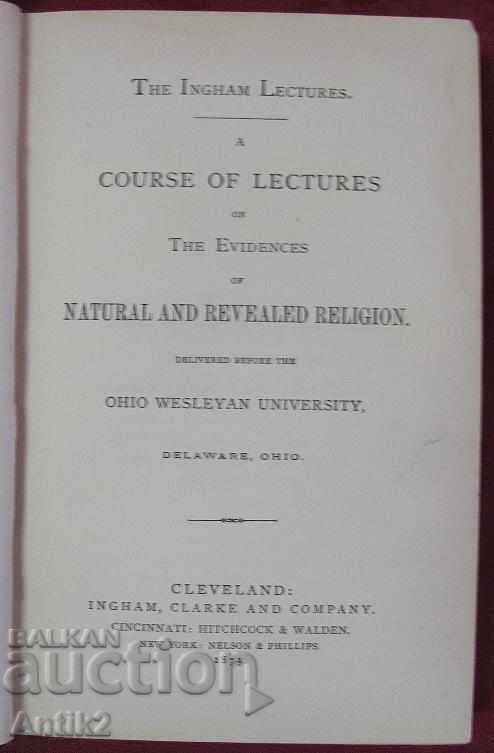 1873 OHIO WESLEYAN UNIVERSITY LECTURES with price 130.00 BGN | € 66.47 1873 OHIO WESLEYAN UNIVERSITY LECTURES with price 130.00 BGN | € 66.47