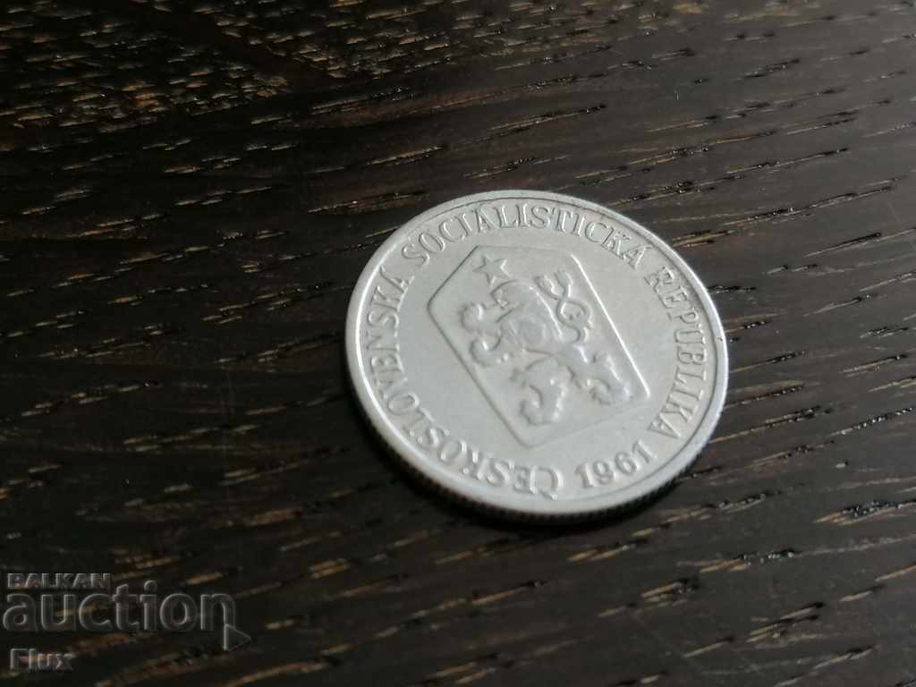 Coin - Czechoslovakia - 10 cholera | 1961 with price 0.90 BGN | € 0.46 Coin - Czechoslovakia - 10 cholera | 1961 with price 0.90 BGN | € 0.46