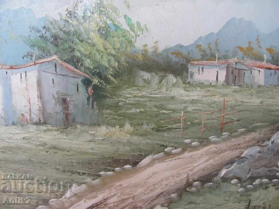 Licitație Pictură în ulei originală semnată