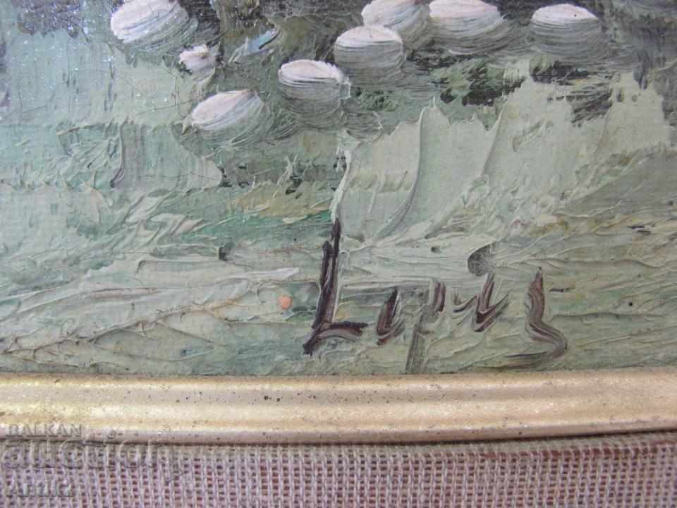 Livrarea Pictură în ulei originală semnată