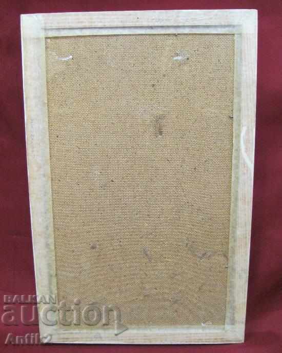 80s Original Oil Painting by J. Stoichevski - 6 80s Original Oil Painting by J. Stoichevski - 6