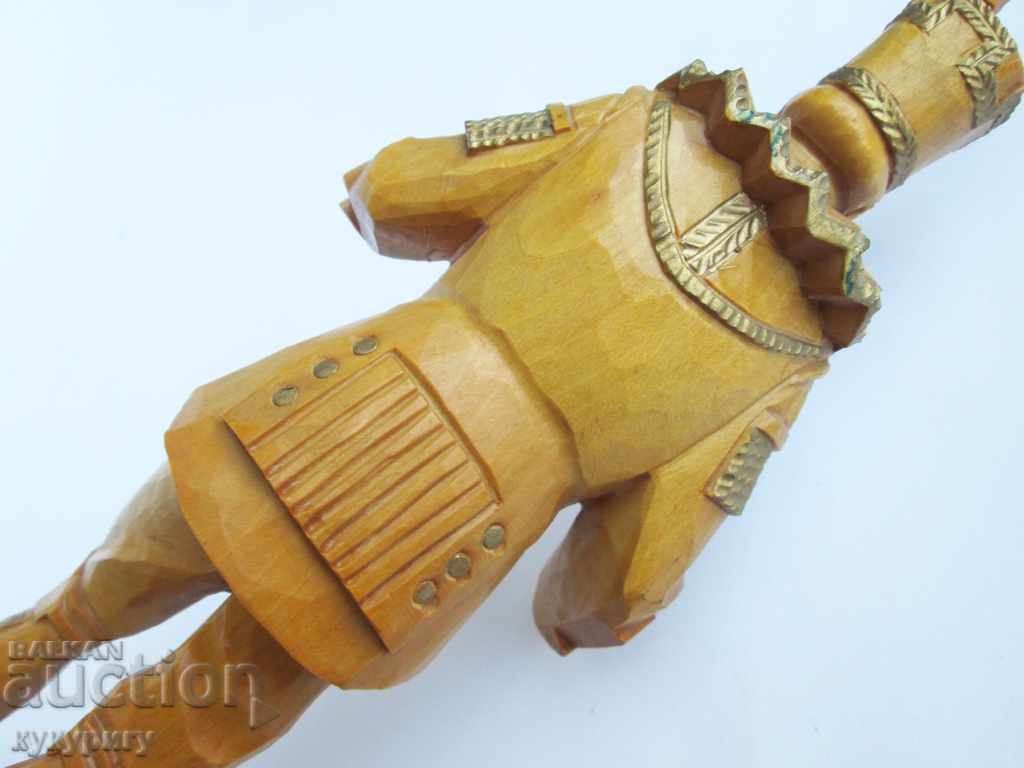 Auction Old statuette wooden figure carving military Germany Auction Old statuette wooden figure carving military Germany