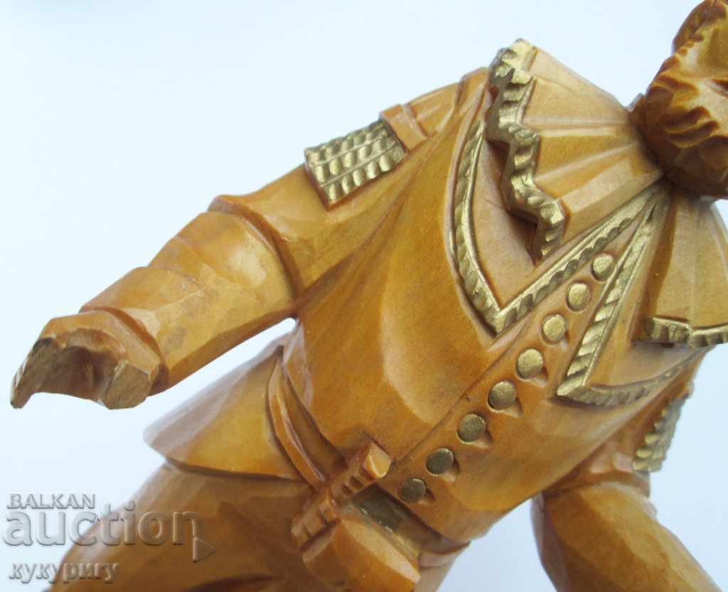 Delivery of Old statuette wooden figure carving military Germany Delivery of Old statuette wooden figure carving military Germany