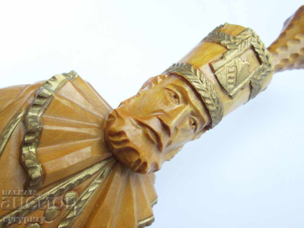 Old statuette wooden figure carving military Germany - 6 Old statuette wooden figure carving military Germany - 6