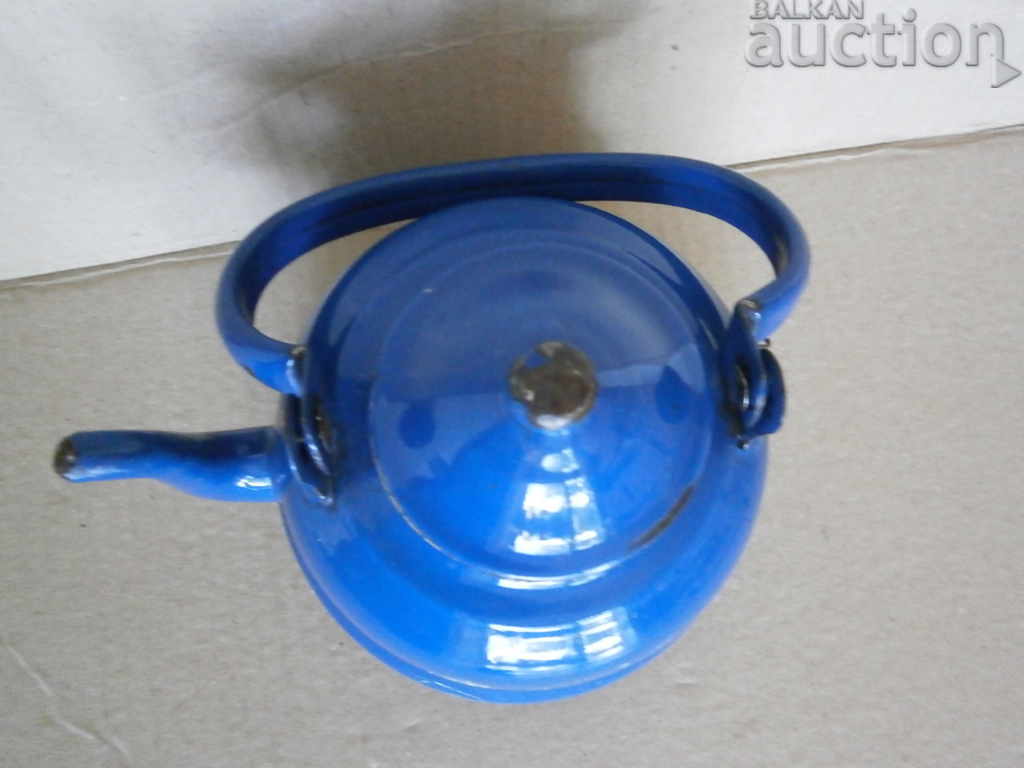 Auction enamelled teapot 60te Auction enamelled teapot 60te