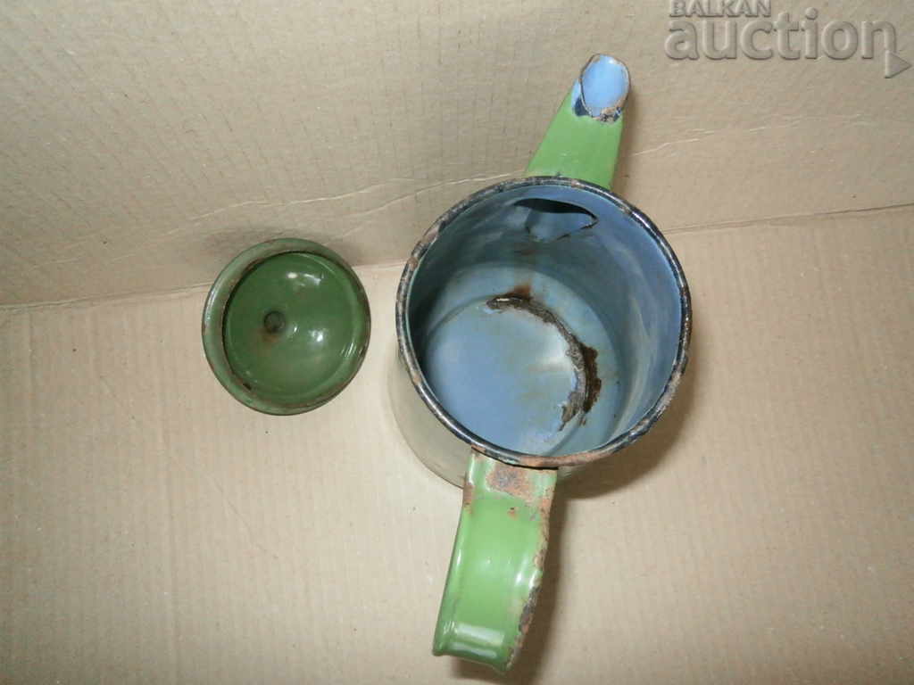 early social enamel jug 50s - 5 early social enamel jug 50s - 5