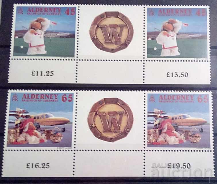Δημοπρασία Ηνωμένο Βασίλειο / Αεροσκάφος Alderney 2000 MNH