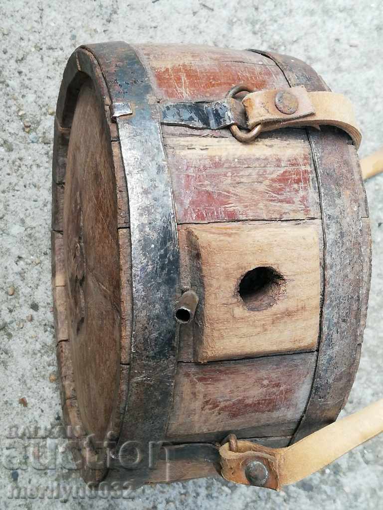 Bucket cal vechi, vas de lemn, butoi, lemn, pavuri - 7