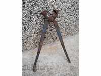 Old forging pliers, wrought iron, a keradene tool