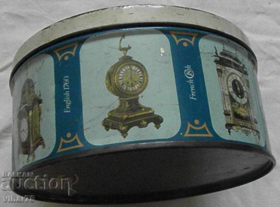 old metal collection box with price 24.99 BGN | € 12.78 old metal collection box with price 24.99 BGN | € 12.78