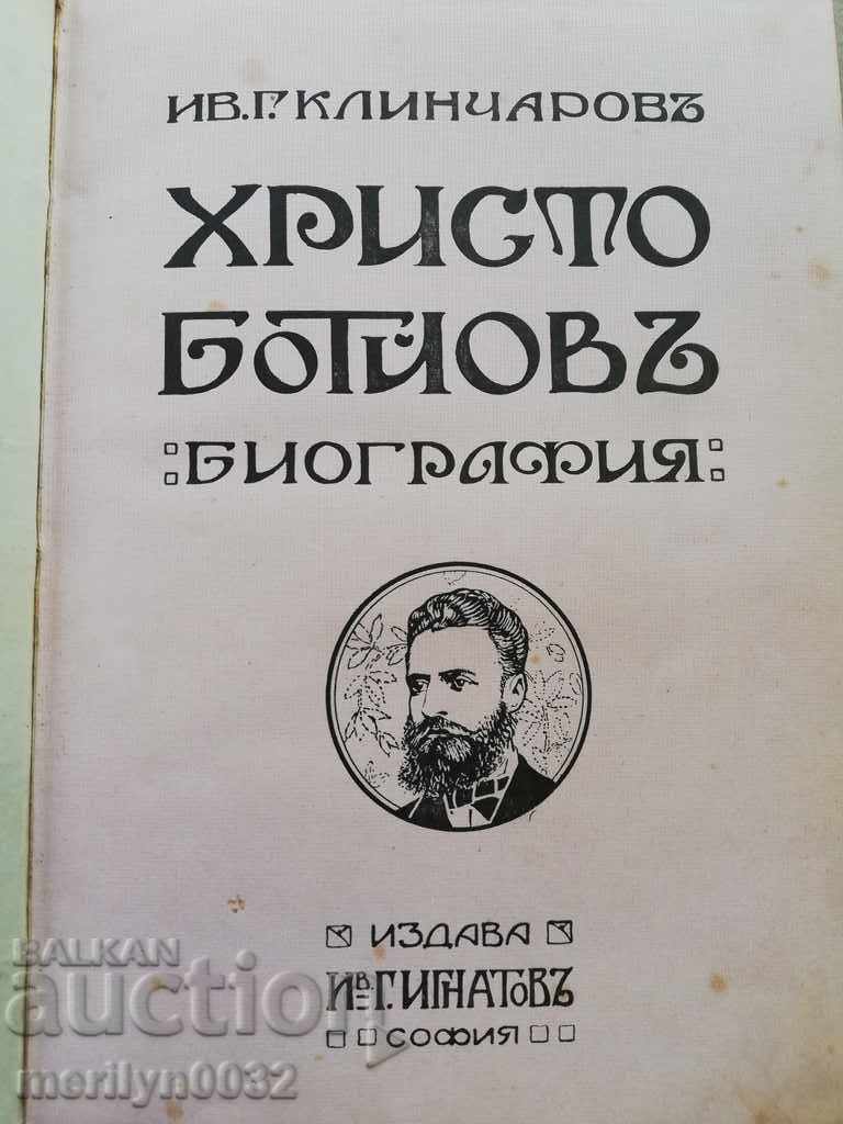 Hristo Botyov's book biography of Iv. Klincharov 1910