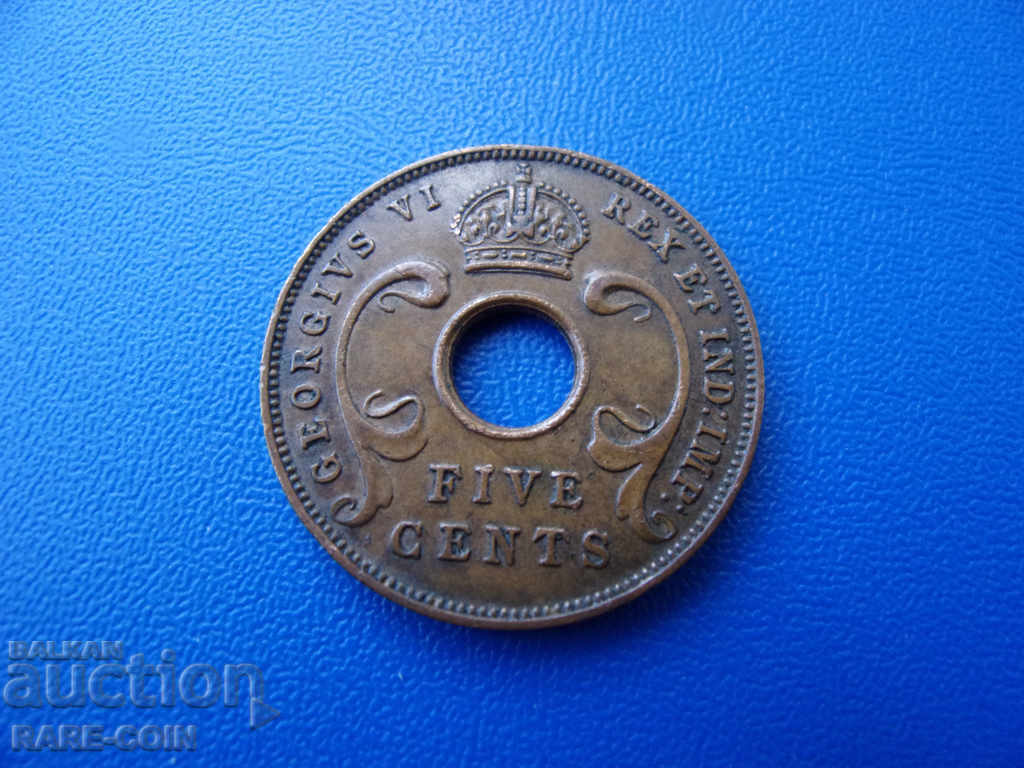 V (54) Africa de Est 5 Cent 1942