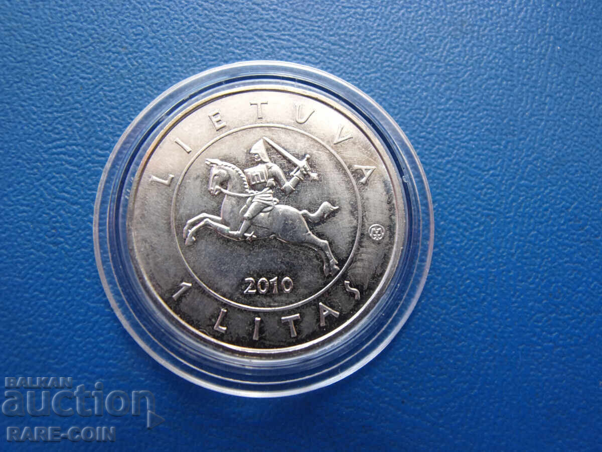 V (89) Λιθουανία 1 Litas 2010 UNC με τιμή € 20.00 | 39.12 BGN