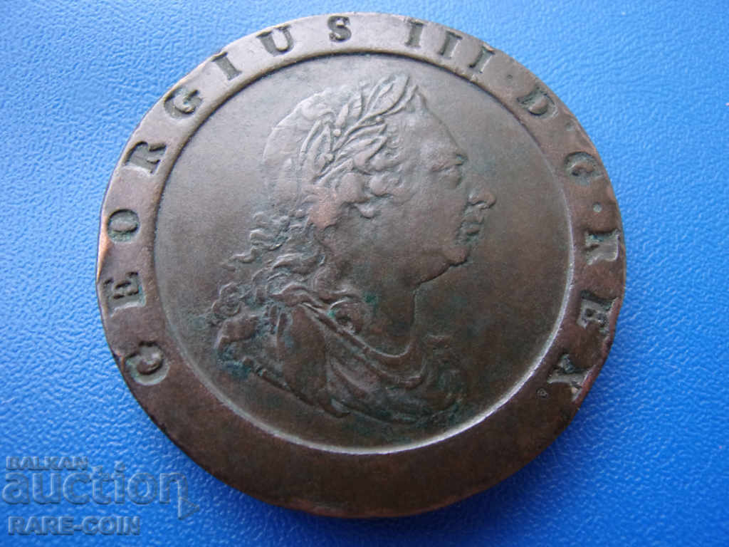 V (111) UK 2 Pence 1797 - 57 grame