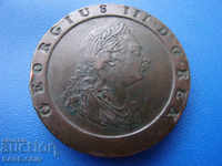 V (111) UK 2 Pence 1797 - 57 grame