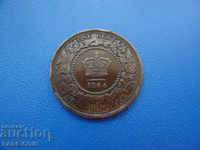 V (126) New Brunswick 1 Cent 1864