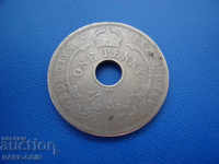 V (135) West Africa 1 Penny 1919 KN