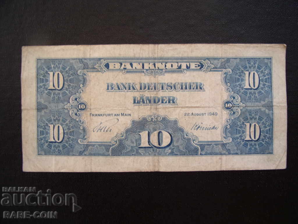 V (144)   Германия  10  Марк  1949 с цена € 15.34 | 30.00 лв.