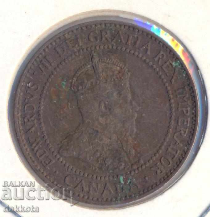Canada cent 1909 with price 5.80 BGN | € 2.97