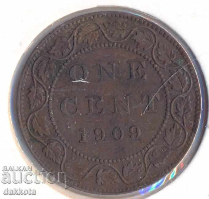 Канада цент 1909 година