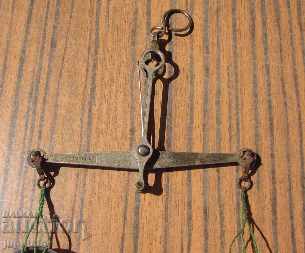 old antique jewelry scale with bony cups - 5 old antique jewelry scale with bony cups - 5