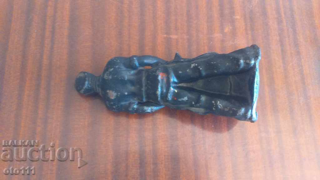 Auction  OLD METAL FIGURE, blacksmith's statue