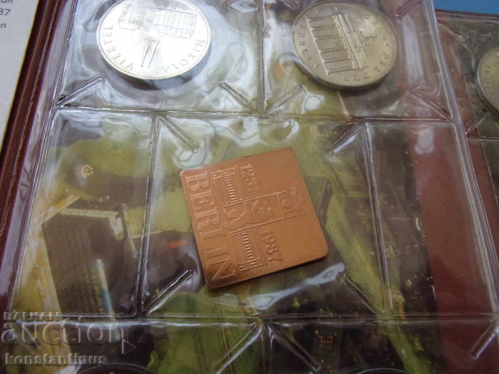 Livrarea GDR 2x2 Set 5 mărci Berlin 1987 UNC Rare