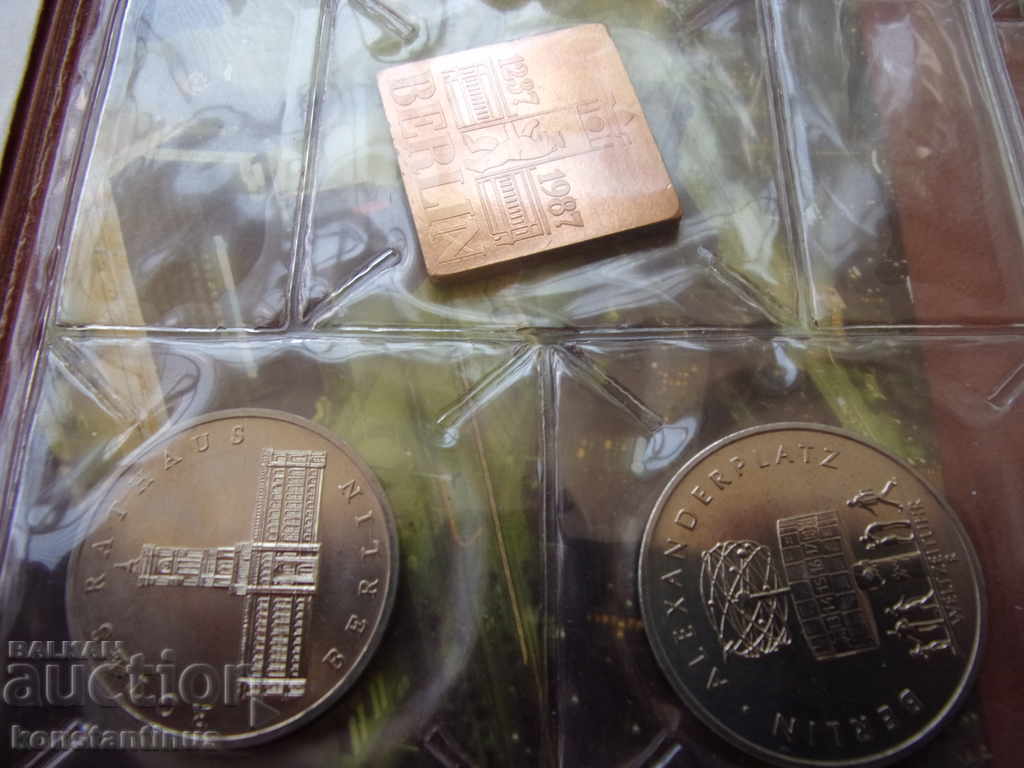 GDR 2x2 Set 5 mărci Berlin 1987 UNC Rare - 5