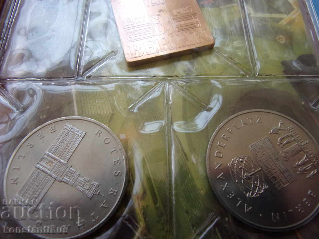 GDR 2x2 Set 5 mărci Berlin 1987 UNC Rare - 6