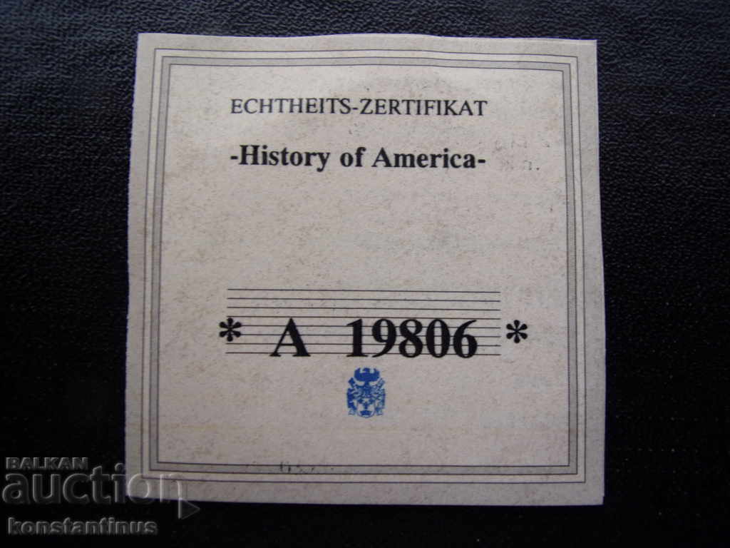 Livrarea Liberia 10 USD cu Hologram 2000 UNC PROOF Rare