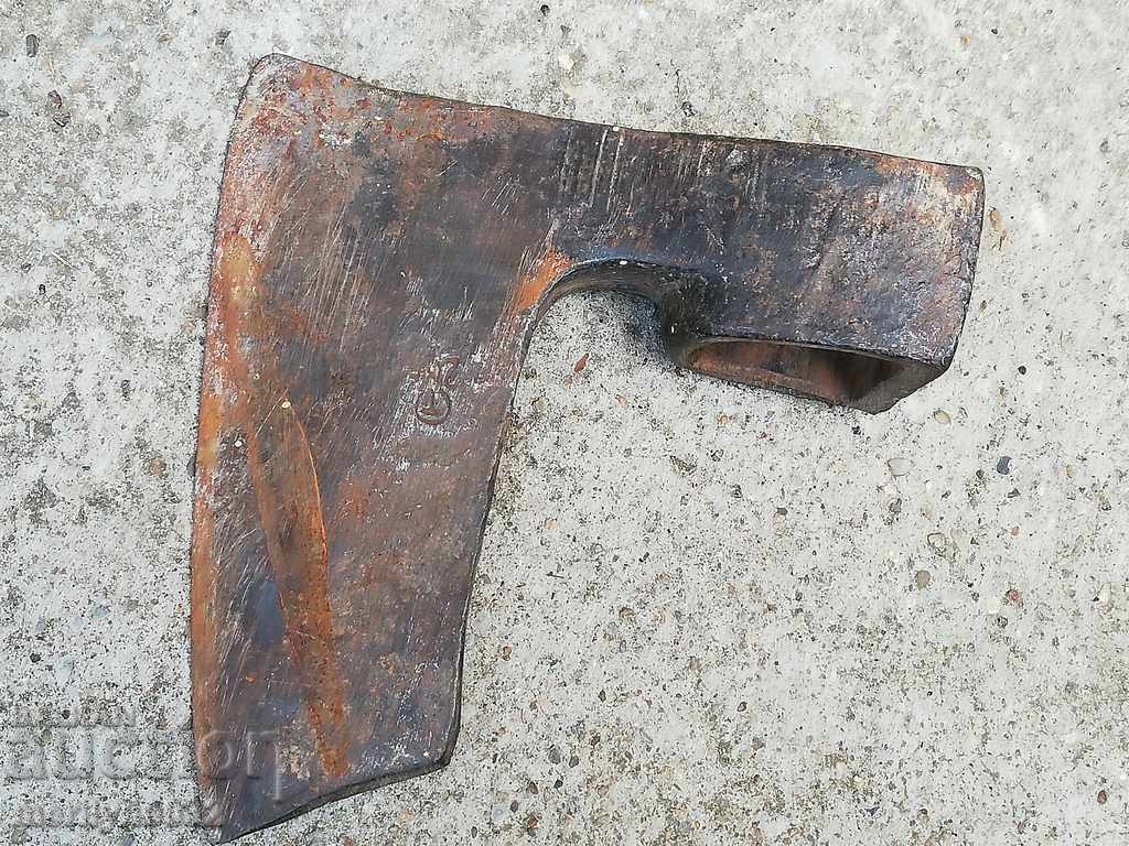 Old axe with stamp hatchet cleaver small axe without handle with price € 32.54 | 63.64 BGN